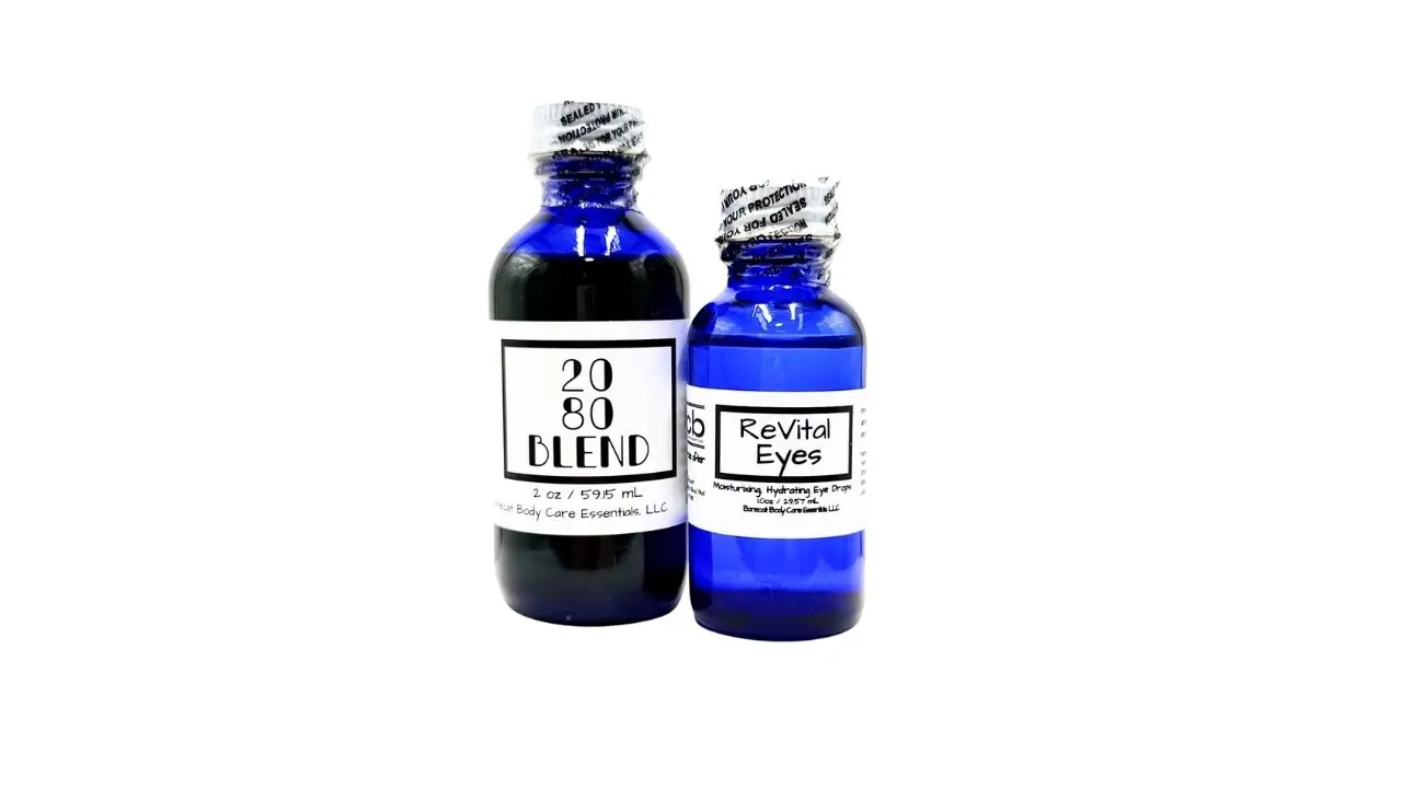 2080 DMSO & Organic Golden or Jamaican Black Castor Oil Blend Glass Dropper Skin & Eye Health