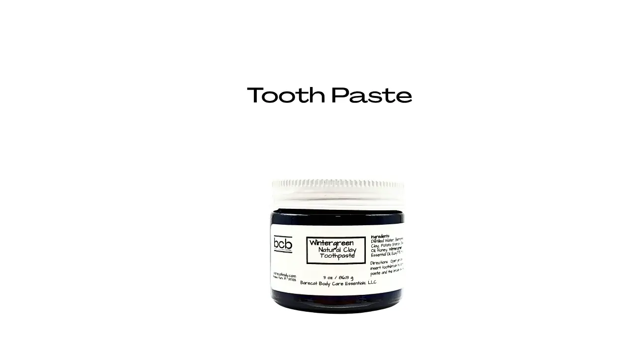 Natural Clay Toothpaste – Refresh & Cleanse with Bentonite Clay