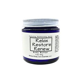 Relax, Restore, Renew Body Butter 4oz – Hydrating Skin Treatment